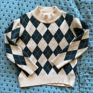 Tiny Cottons Argyle Sweater
